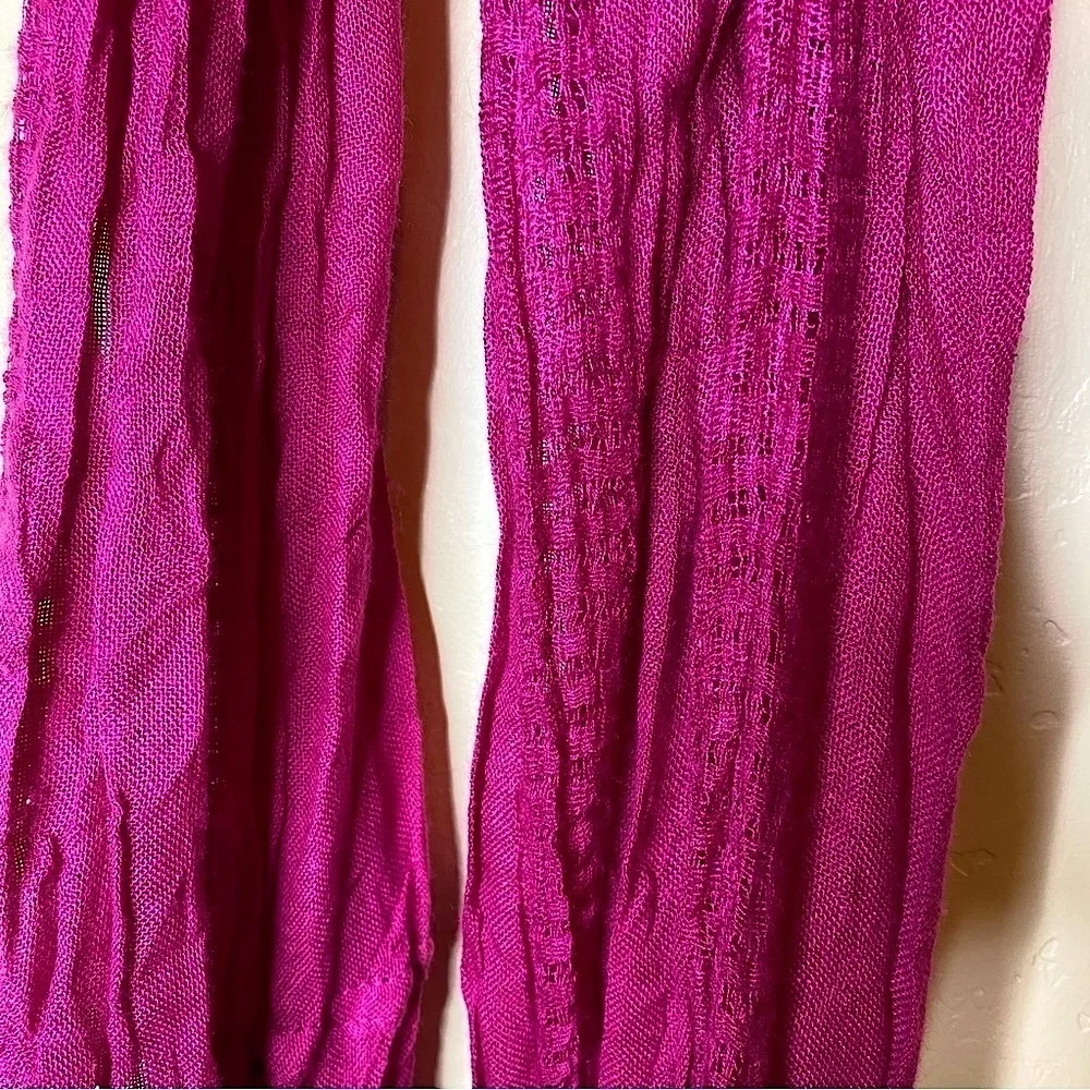 Infinity Circle Fashion Scarf Magenta Pink
